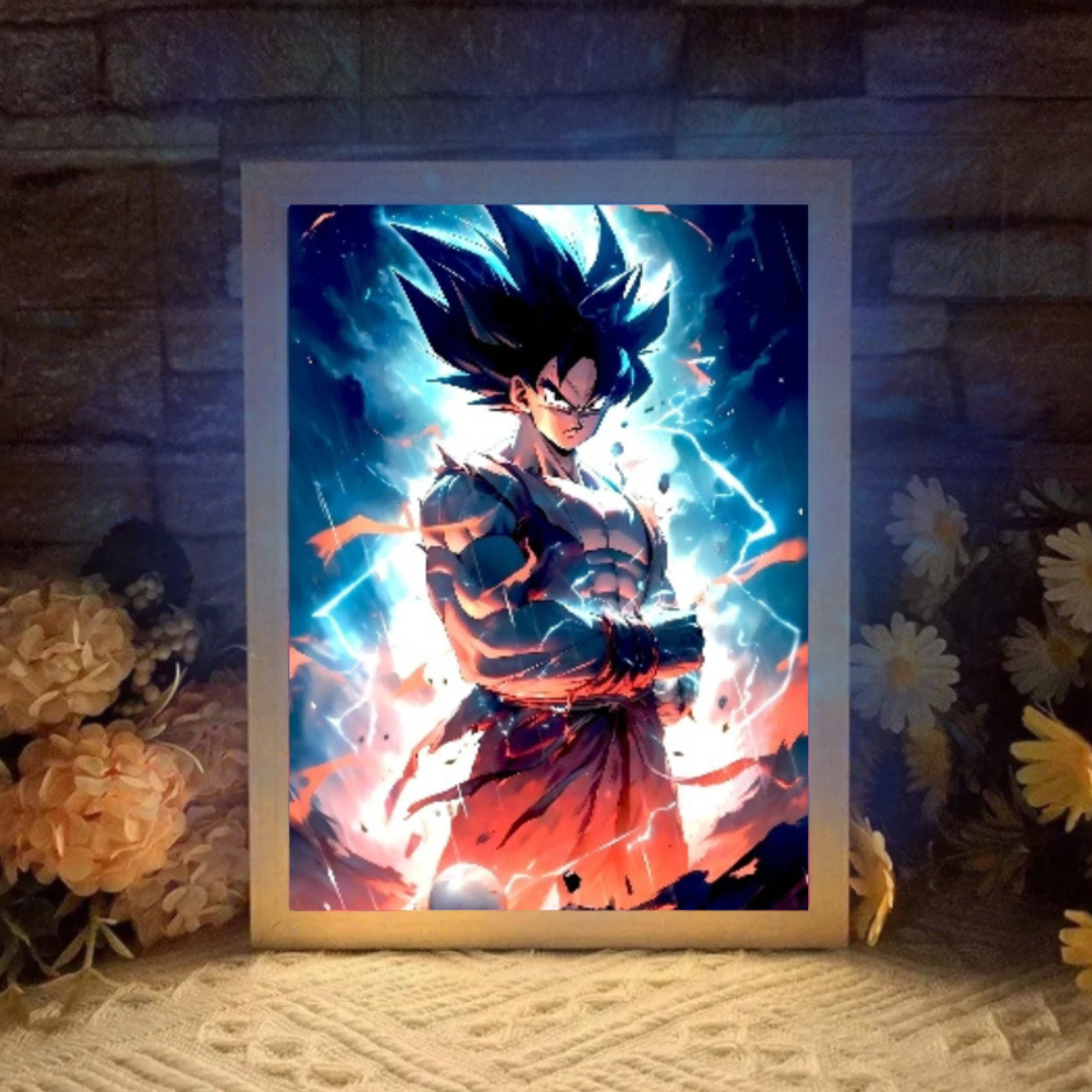 Tableau lumineux Led - Goku Dragon ball Z